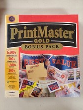 Printmaster Gold Bonus Pack Pc New Sealed Boxed Win 95  3.1