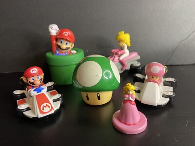 Lot Of Piece Lot Nintendo Mario Kart Super Mario Themed Action Figure  Toys