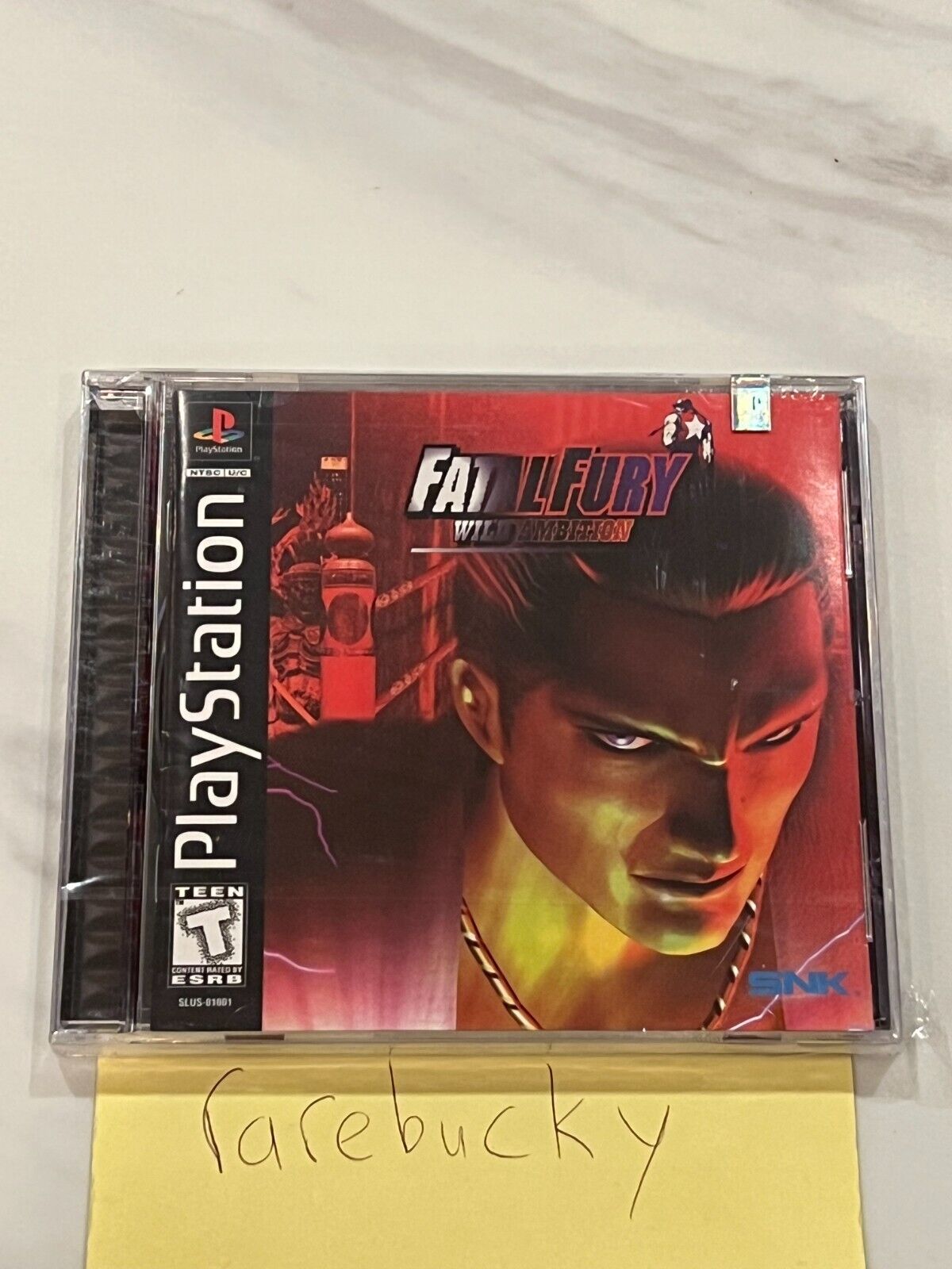 Fatal Fury Garou Densetsu Wild Ambition PS1 Japan Playstation 1 SNK Fighting