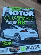 MOTOR Car magazine AUG 2009 TT GT1 M7 LFA JAG E TYPE GTX LIBERTY GT XF S4 335I F