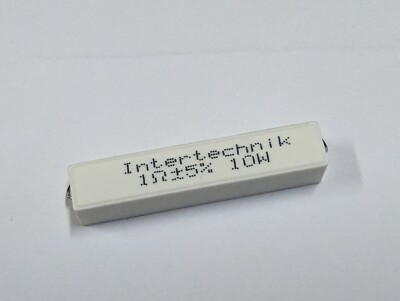 1 Intertechnik Drahtwiderstand Keramik 750 Volt 10 Watt 8,20 Ohm  270209-0027