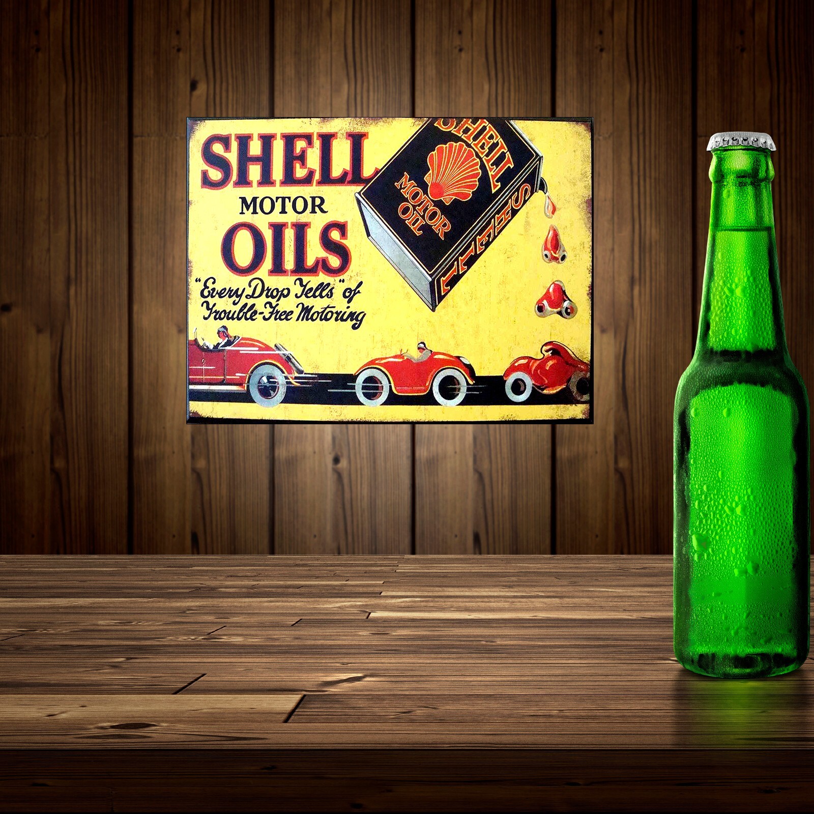 Shell Motor Oils Metal SIGN RETRO Kitchen GARAGE BAR PUB MAN CAVE | eBay UK