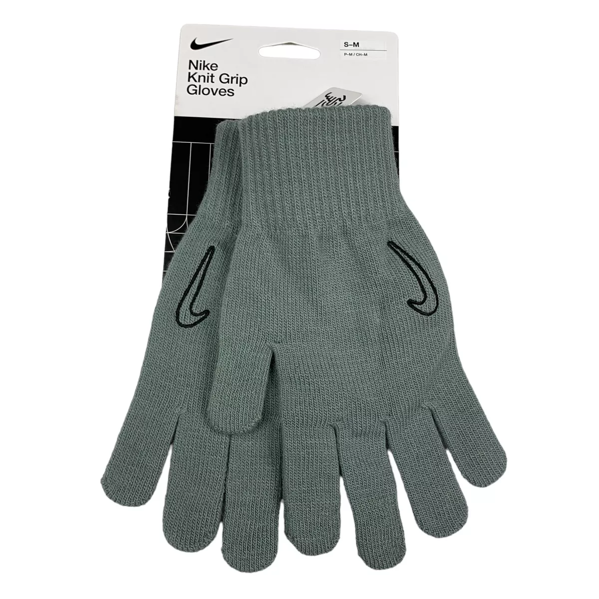 Mens Knit Tech Grip 2.0 Gloves Gray S/M | eBay