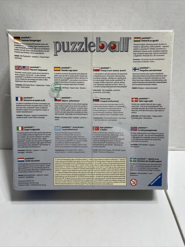 Rompecabezas Ravensburger PuzzleBall Globo 3D 240 Piezas ¡¡Nuevo Precintado!!! Foto 2 de 2