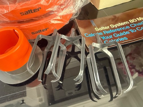 Retro Vintage 70's Orange Boxed Salter System 80 Pack, Chopping, Grating, Mixing - Bild 3 von 5