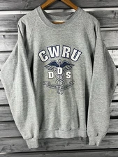 Vintage 90s Case Western Reserve Sweatshirt Mens L Crewneck Soft Raglan shirt