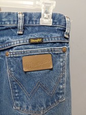 Vintage 90's Wrangler Jeans Men s 36x32 13MWZ Cowboy Cut Blue Faded USA Made