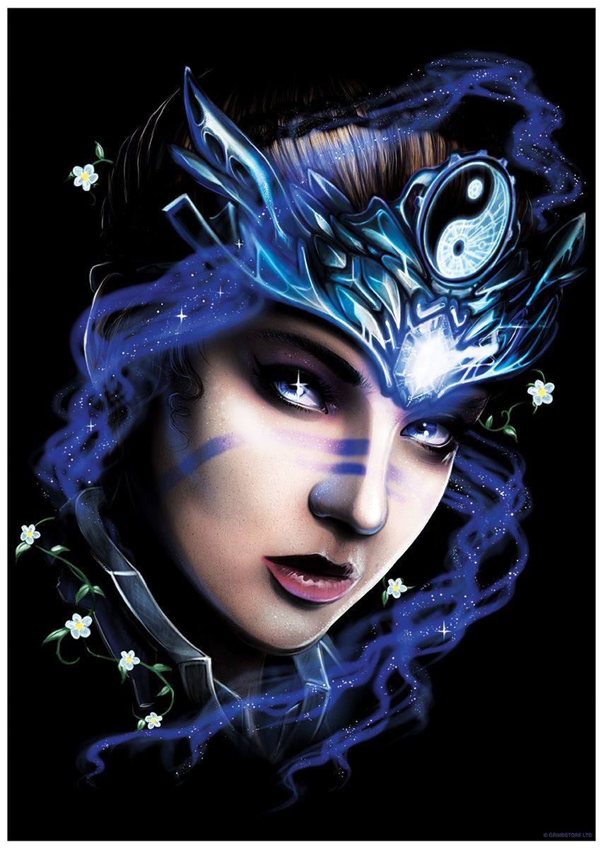 Laminated Ethereal Goddess II Mini Poster