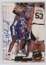 1998 Press Pass Double Threat Rookie Scripts Nazr Mohammed Auto 1l2