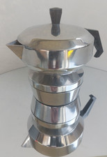 Inoxpran " La Cappuccina " Caffettiera MOKA vintage made in Italy