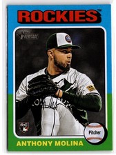 2024 Topps Heritage Anthony Molina #641 Rookie Colorado Rockies