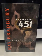 Fahrenheit 451 (1993) SIGNED by Ray Bradbury 40th Anniversary Edition HC DJ