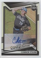 2022 Panini Elite Extra Edition Signatures Connor Staine #146 Auto nd3