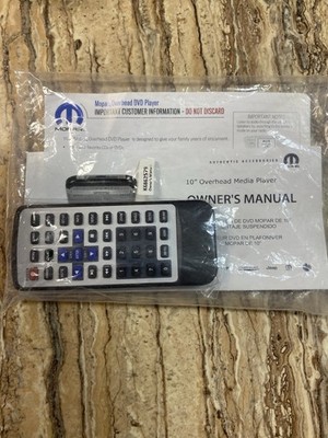 Genuine Mopar Wireless Infrared Remote 68189014AA  With Manual