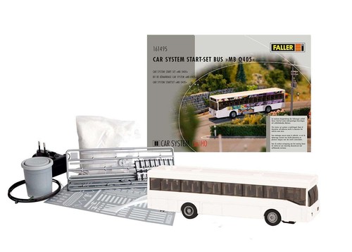 Faller H0 161495 Car System Start-Set Bus MB O405 incl. decoraciones | Zustand: Neu