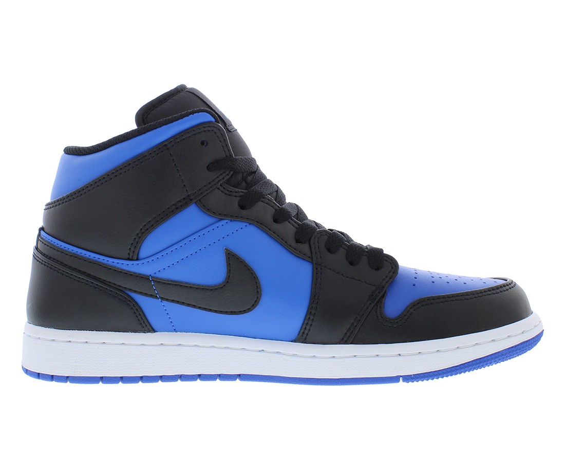 JORDAN 1 MID ロイヤルブルー ブラック 7.5 Air Jordan 1 Mid 'Hyper Royal Blue' Black Sneaker Size 6Y