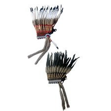 Chief Indian Hat Feather Headdress Costume Accessory Decoration Headpiece for