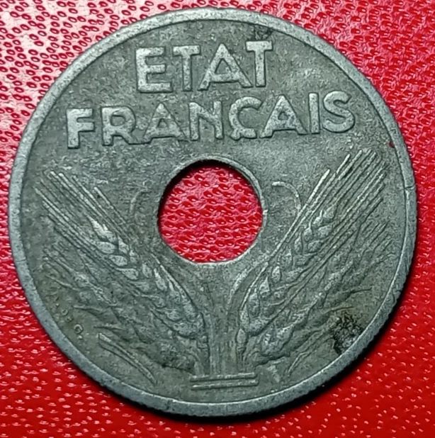 10 Centimes 1941 zinc état Français !!! France - Photo 2/2