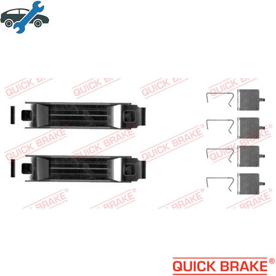 ACCESSORY KIT DISC BRAKE PAD 109-0029 FOR AUDI A4/B9/Allroad TT/Roadster A5 1.4L