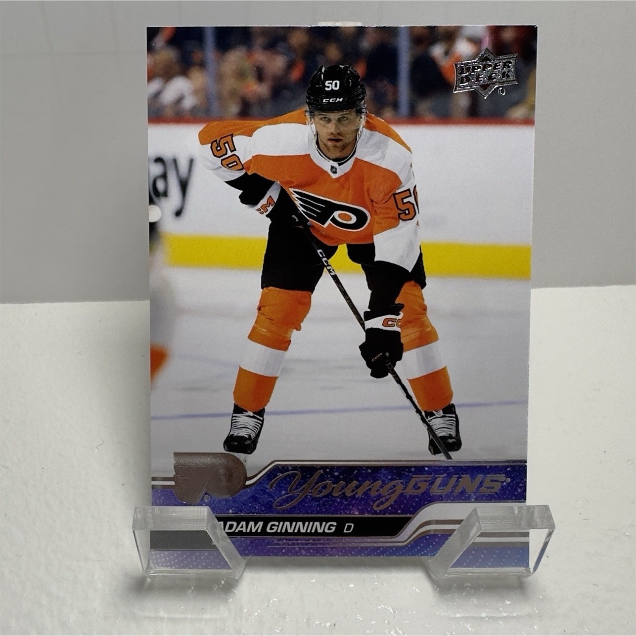 Upper Deck Series 1 2023-24 Young Guns Rookie Adam Ginning #243 Flyers