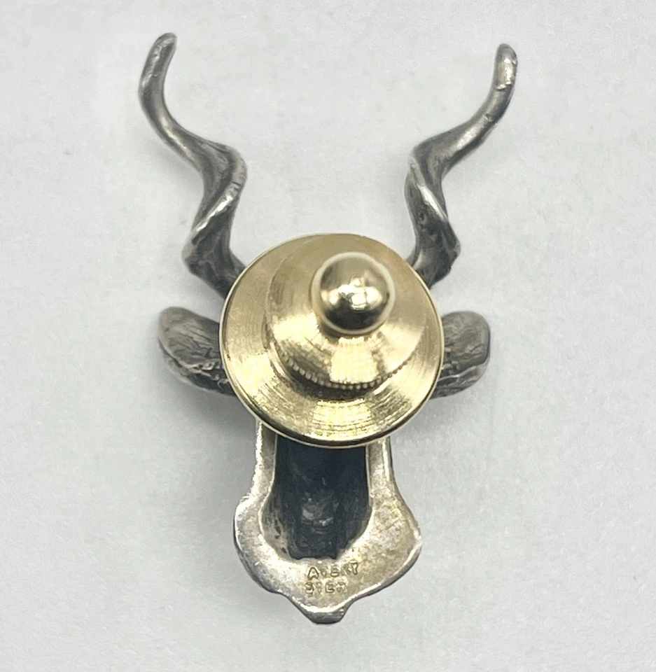 Vintage Retired James Avery Rare Silver 925 Buck /Deer /Antelope /Gazelle Pin - Image 2 of 4