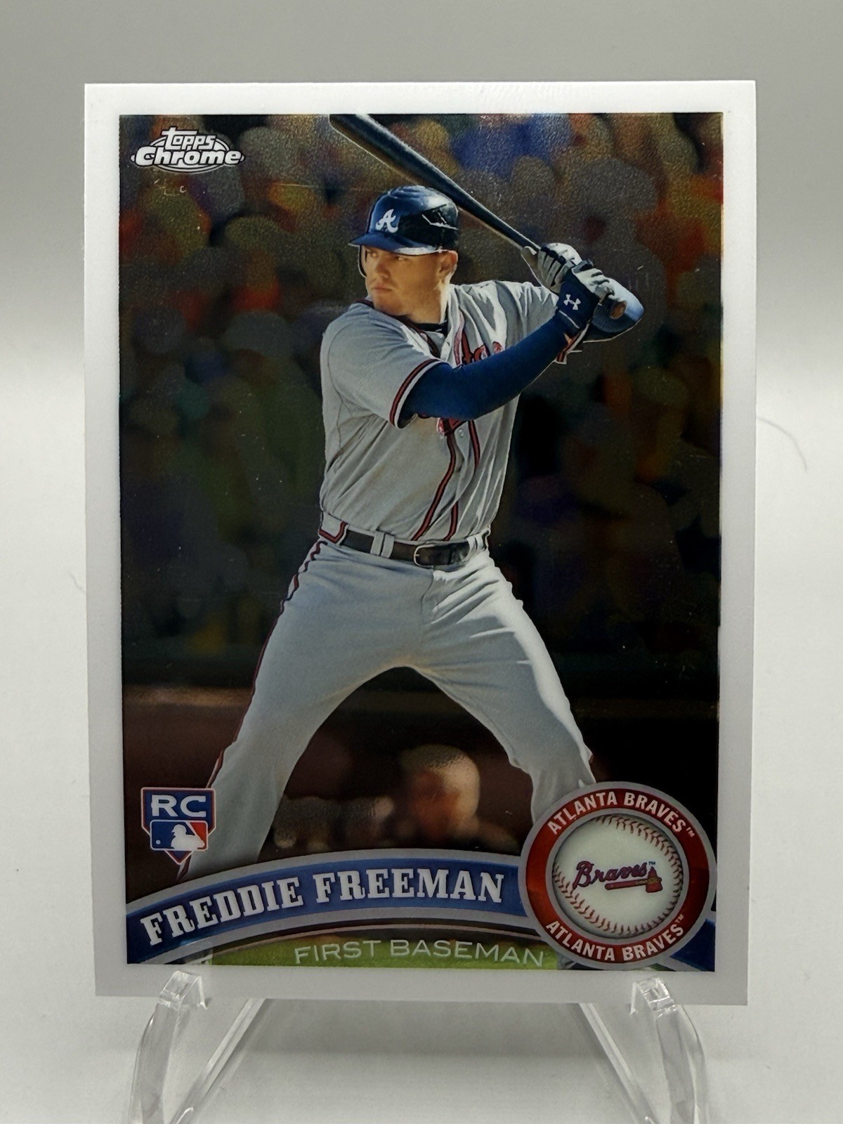 2011 Topps Chrome FREDDIE FREEMAN Rookie RC - Los Angeles Dodgers