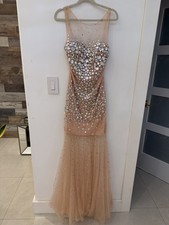 Pageant/ weddingMermaid Formal Dress Nude