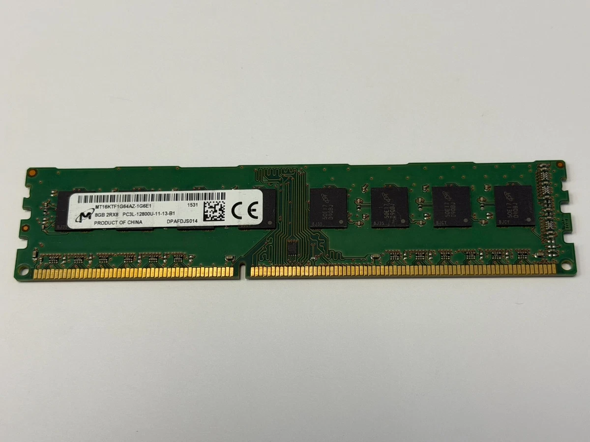 Micron DDR3 SDRAM 8 GB Capacity per Module Memory (RAM) for sale