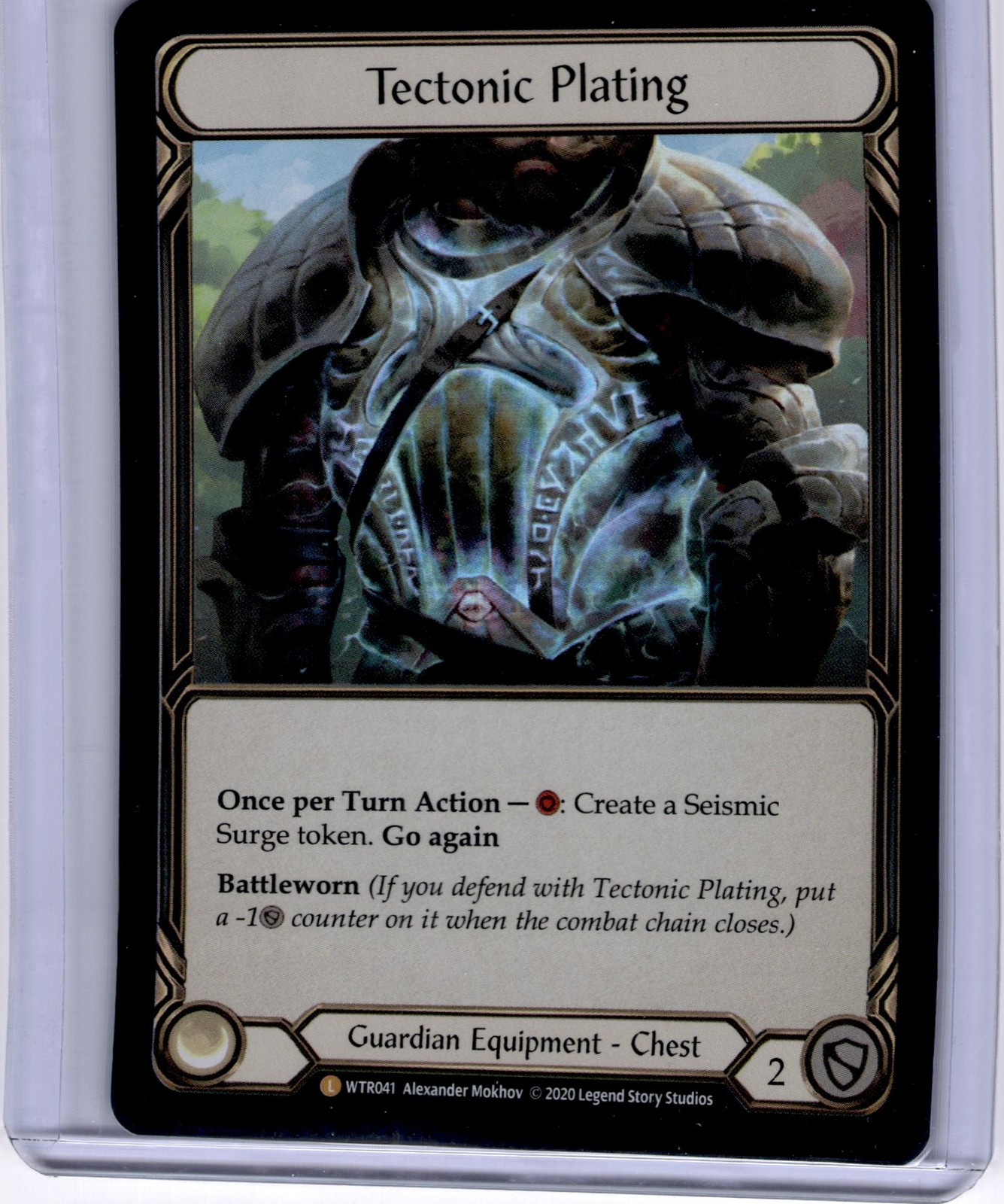 Tectonic Plating NM/M Legendary WTR041 Welcome to Rathe Flesh and Blood