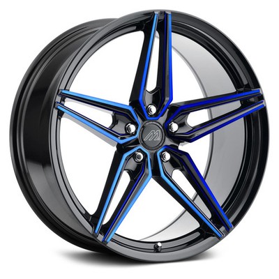 MACH MF2 Wheels 20x9 (35, 5x108, 72.56) Black Rims Set of 4