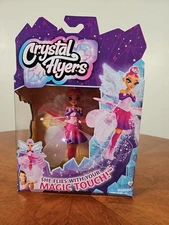 Crystal Flyers Magical Flying Toy Doll with Crystal Wings Pink Purple New