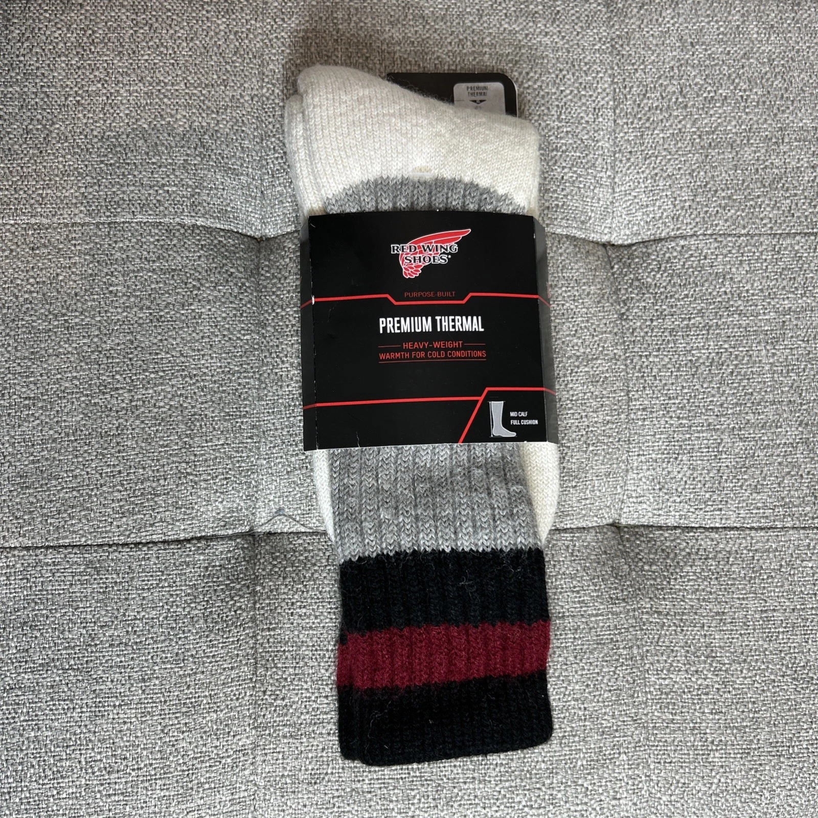 Red Wing Thermal Socks Heavy Weight Warmth Mid Calf Full Cushion Size XL NEW
Opens in a new window o