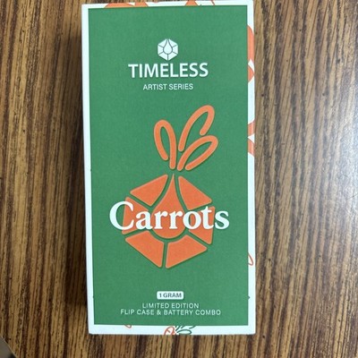 RARE Timeless Carrots Limited Edition Flip Case And Battery 510 420 NEW