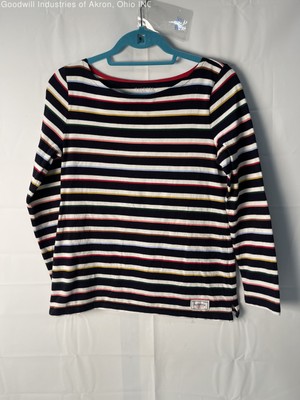 Gently Loved Talbots Multicolor Striped Women's Long Sleeve Top, Sz. SP
