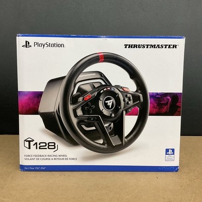 Thrustmaster T128 Force Feedback Racing Wheel Black for PS5 PS4
