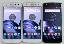 LOT OF 3 x UNLOCKED VERIZON Moto Z Play Droid XT1635 Smart Phones **READ**