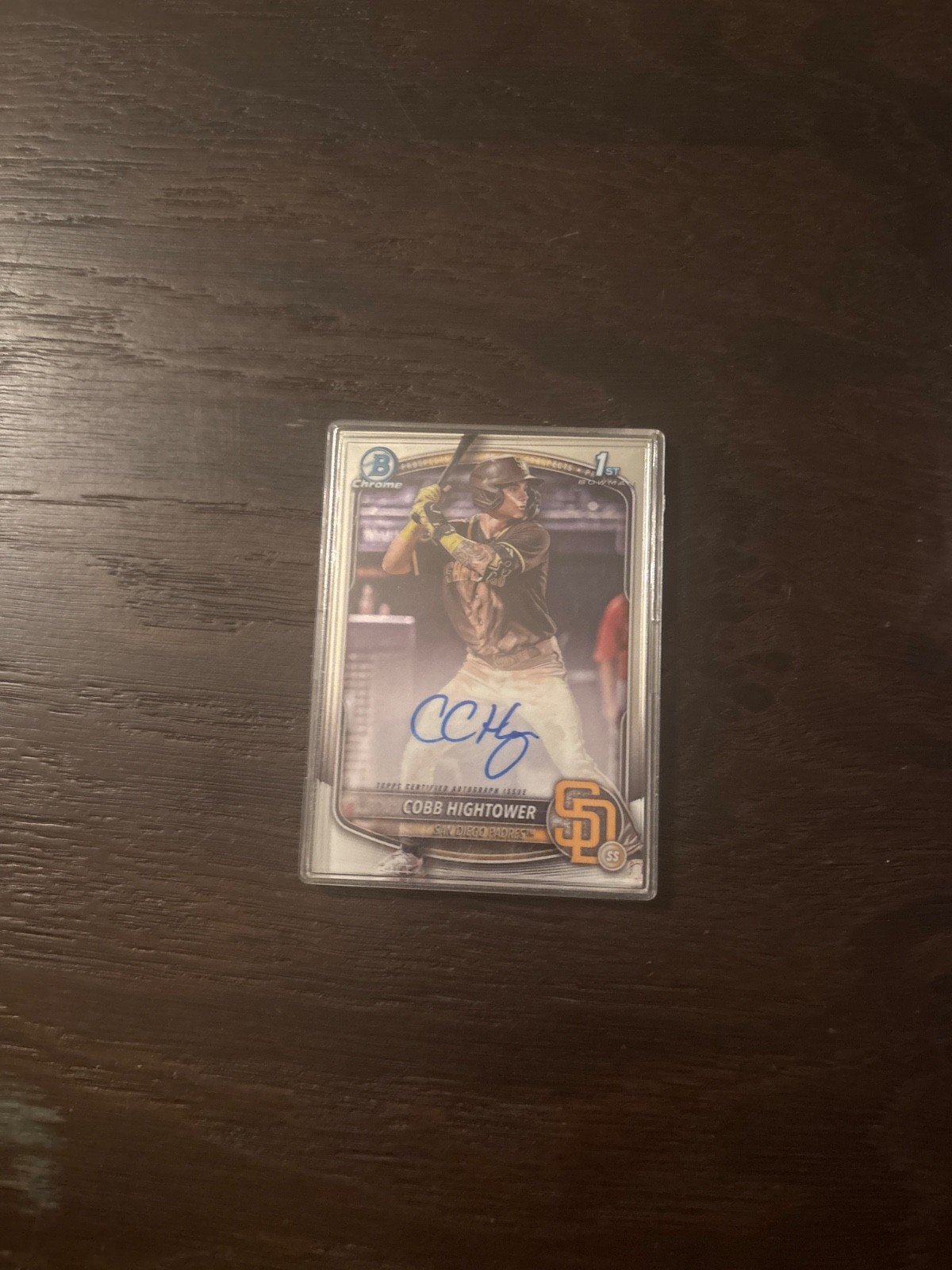 2025 Bowman - Chrome Prospect Autographs Cobb Hightower #CPA-CHI (AU, RC)