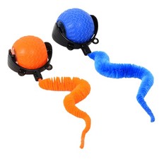 Interactive Cat Toy Ball USB Rechargeable w/ Tail Smart Motion Pet Toys Indoor