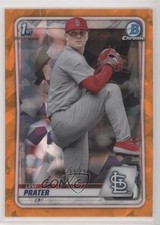 2020 Bowman Chrome Draft Sapphire Edition Orange 16/25 Levi Prater #BD-125 xb2