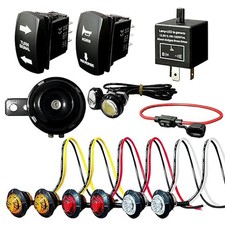 ATV UTV SXS Street Legal Kit with Rocker Switch Turn Signal Light Horn Flasher R