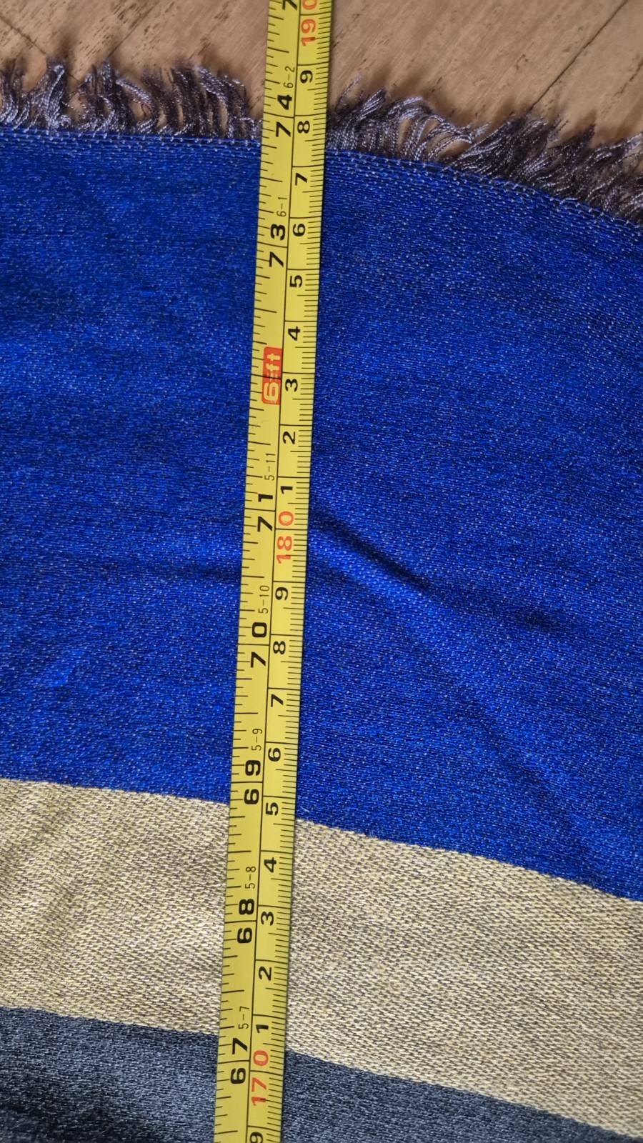 LOUIS VUITTON rectangular scarf stole fringe logo - image 5