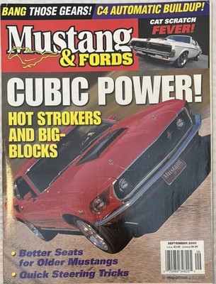 Mustang & Fords Sept 2000 Big Block Stroker Classic Mustang Magazine