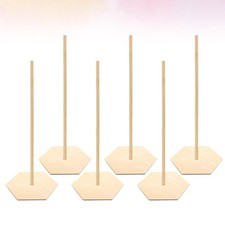 6 Pcs Wooden Donut Display Stand Candy Holder for Wedding Party Decor