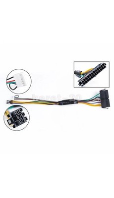 1PC  12'' ATX Main 24Pin to 6Pin PSU Power Adapter Cable For HP Z220 Z230 Z340