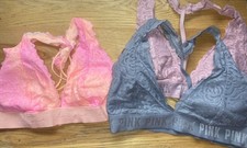 Victoria's Secret Size: Large Bra Lot Bundle Lace Bralettes L 3 bras total