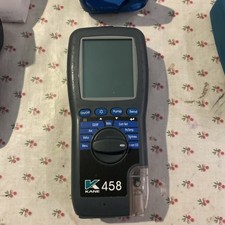 Kane 458 Flue Gas Analyser And Printer 2 Probes And 2 Temp Clamp On