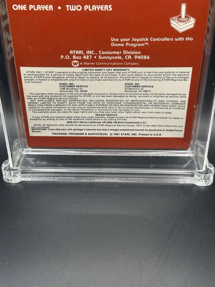 Atari 2600 Asteroids 9.6 - Graded - Sealed - New - Wata - Image 4 of 4