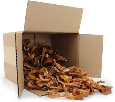 GigaBite Roasted Pig Ears for Dogs - Natural Dog Chews, Roasted Pigs Ears, Safe