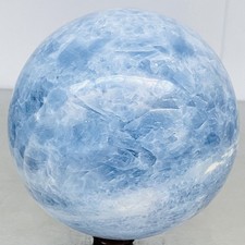 6240G Natural Blue Celestite Crystal Sphere Ball Healing Madagascar