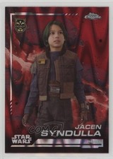 2024 Chrome Star Wars Rebel Blaster Red RayWave Refractor Jacen Syndulla 02l5